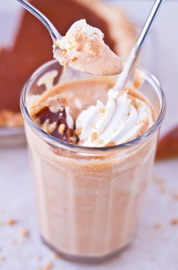 Blogging Over Thyme - Leftover Pumpkin Pie Milkshake