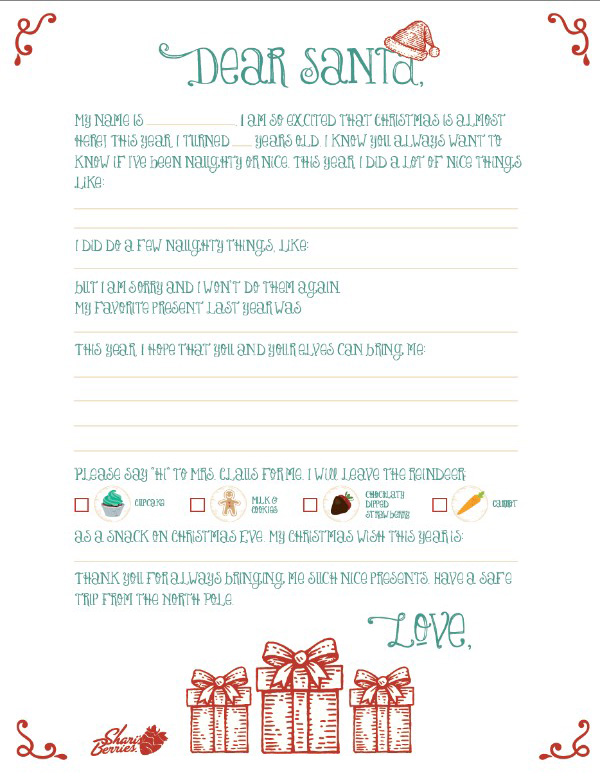 Santa Letter santa letter full blog
