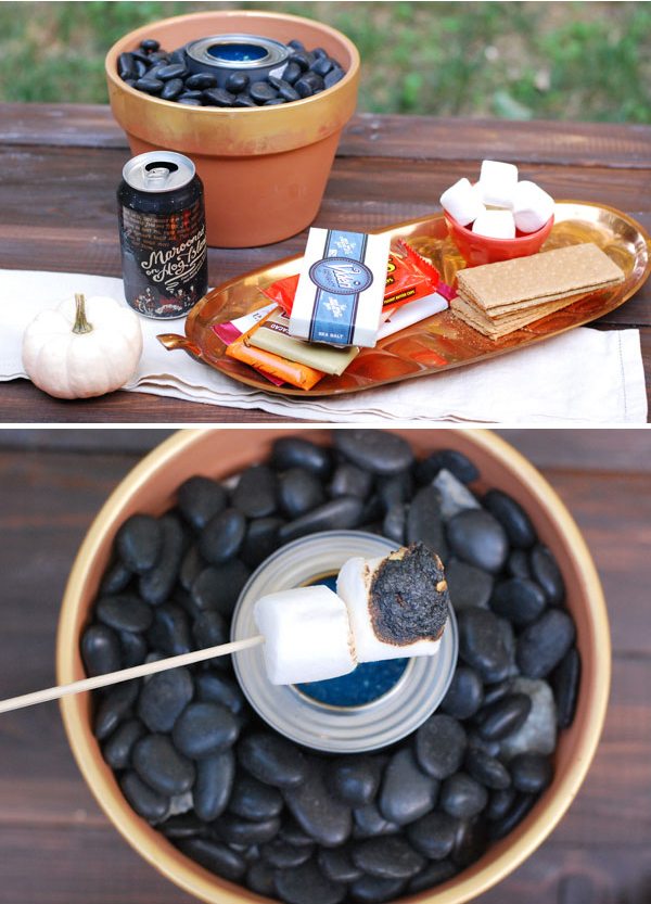 Twin Stripe Backyard S’mores