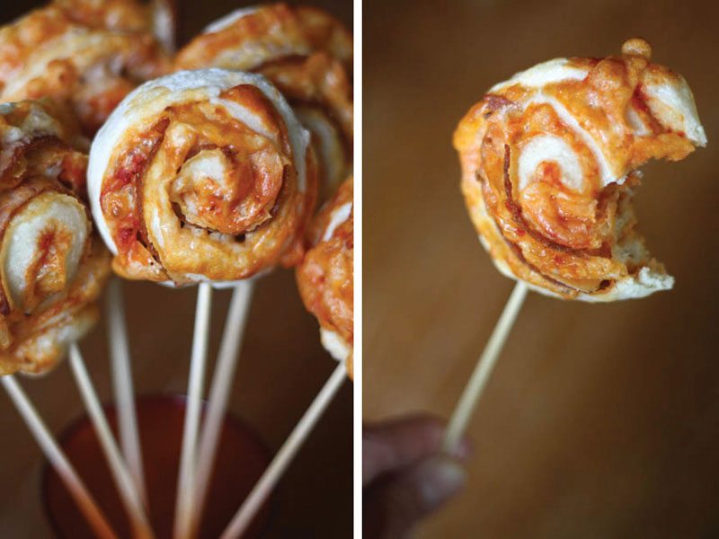Treats on a Stick Pizza on a Stick