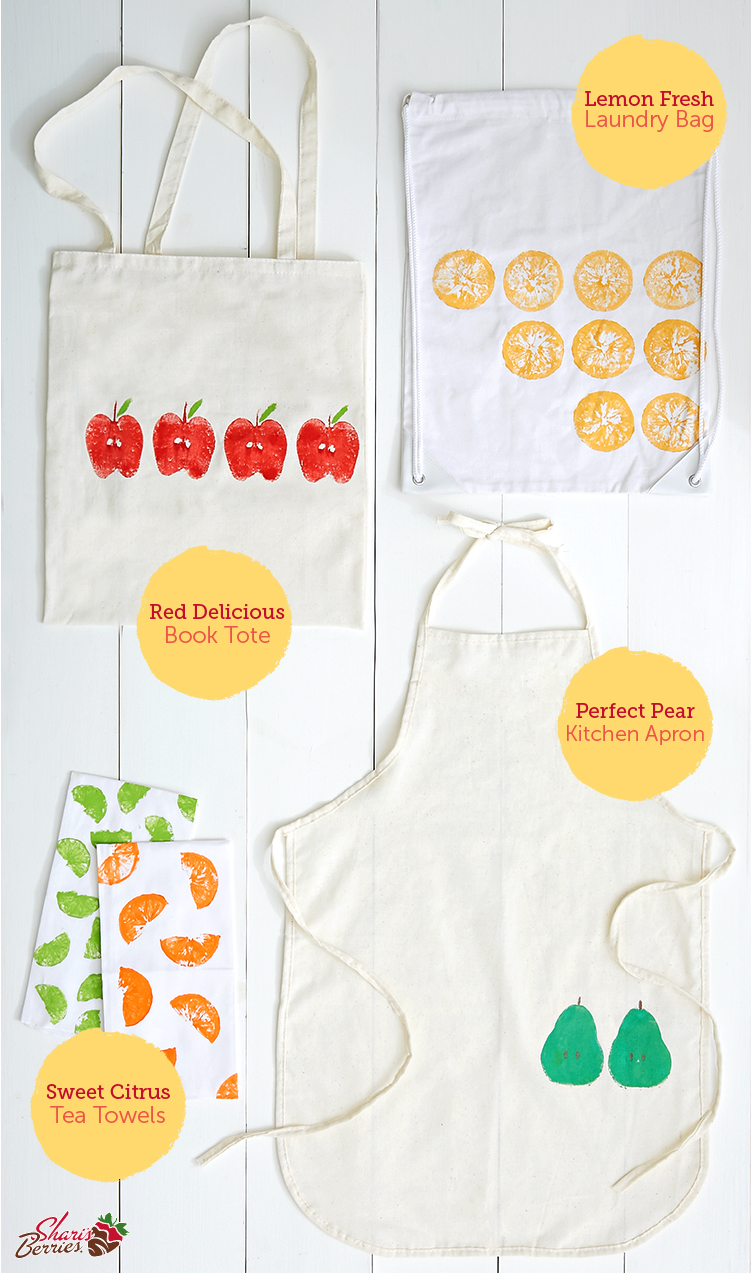 Gifting DIY: Fruit Stamping
