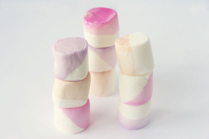 dip dyed marshmallows