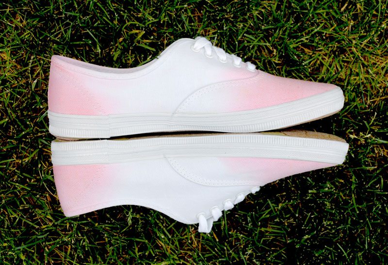 dip dyed sneakers