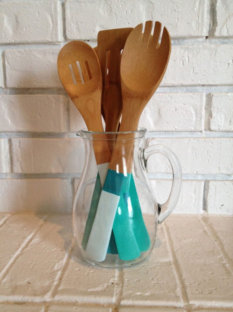 dip dyed utensils