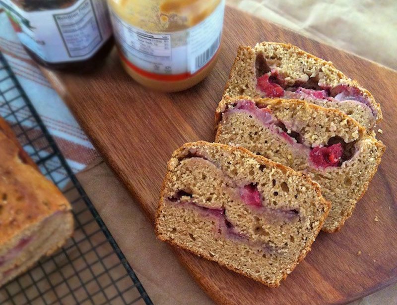  Peanut Butter and Strawberry Jelly Bread