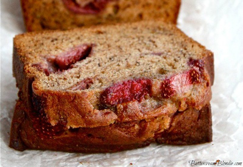 Strawberry Banana Bread