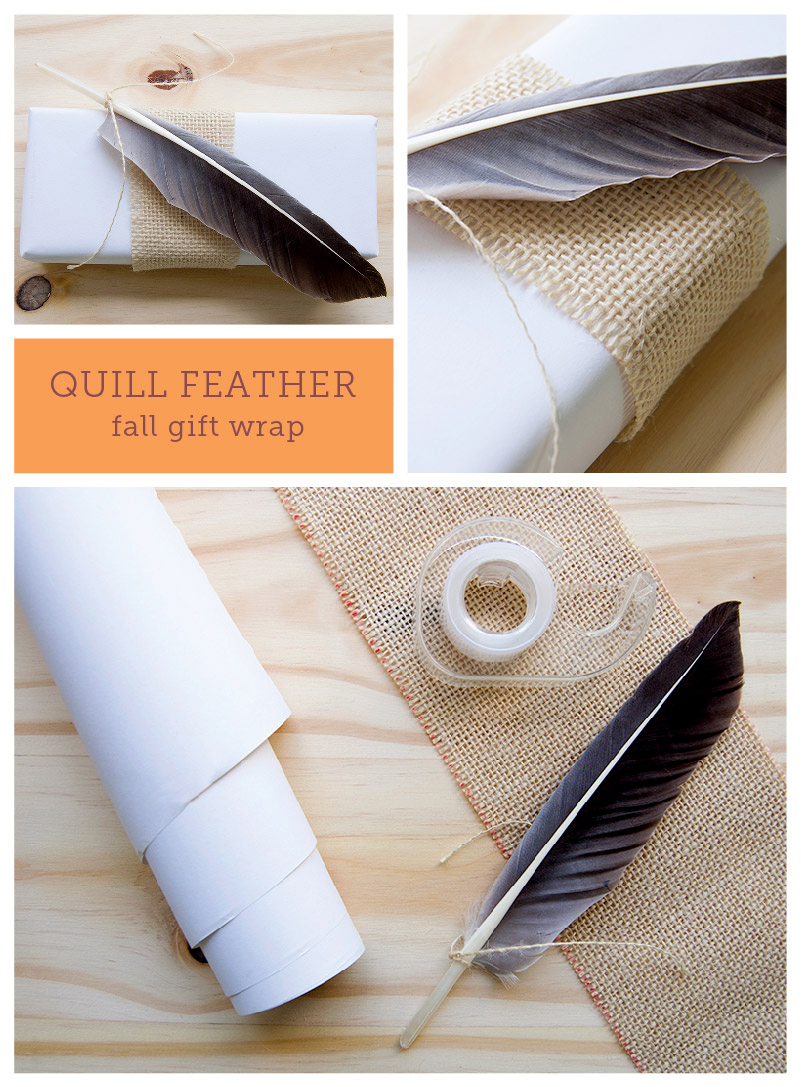 DIY: Fall Gift Wrap