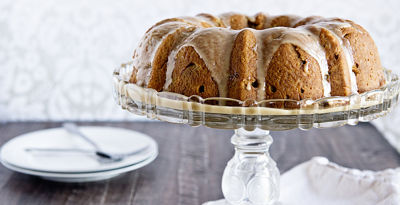 Caramel Apple Bundt Cake With Caramel Glaze Shari's Berries Blog