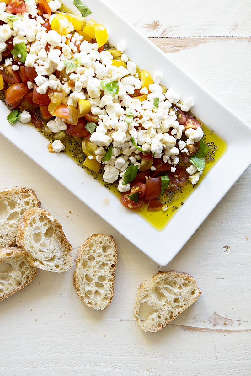 New Year's Eve Appetizer: Tomatos & Goat Cheese