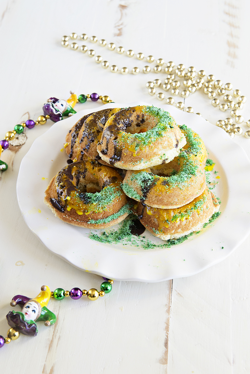 Mardi Gras Doughnuts 