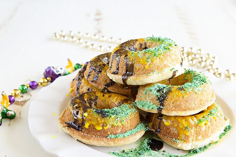 Mardi Gras Doughnuts 