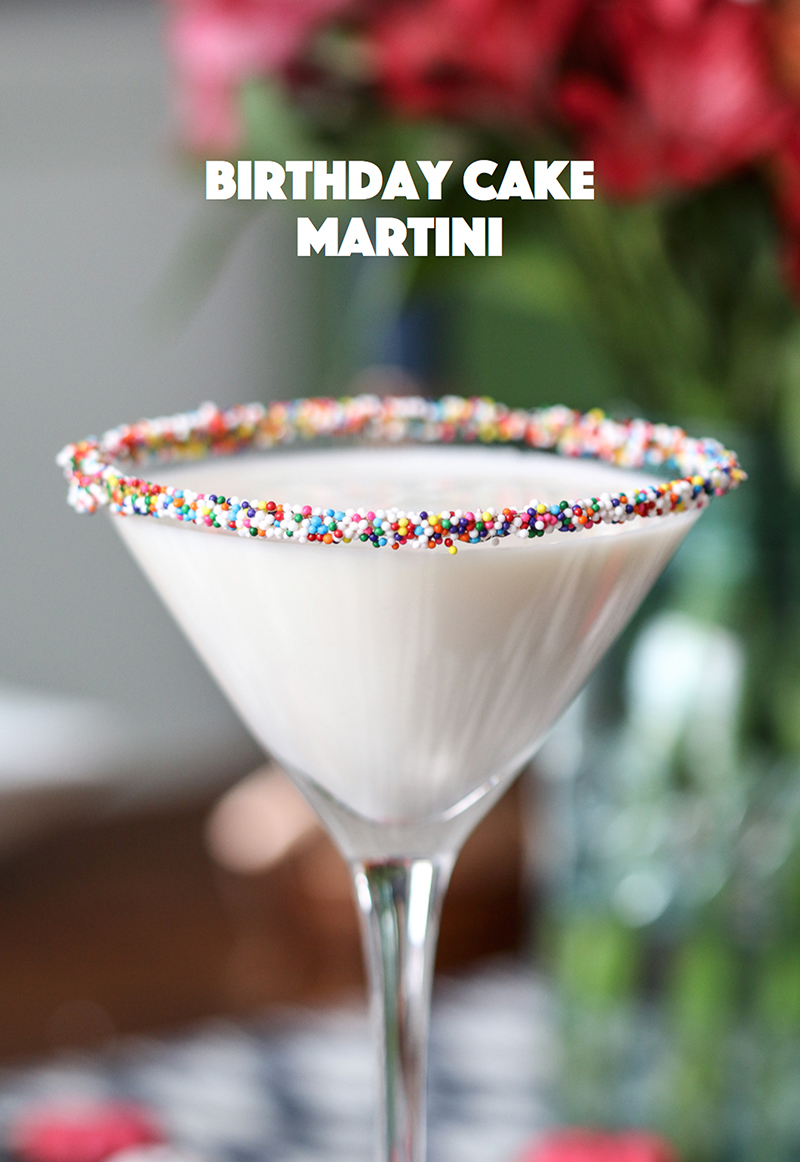 Birthday Cake Martini | From @inspiredbycharm