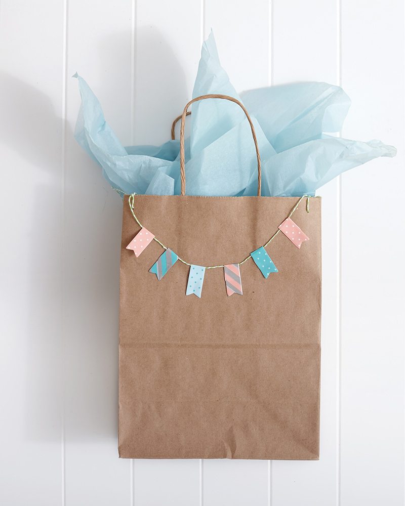 Washi Tape Gift Wrapping