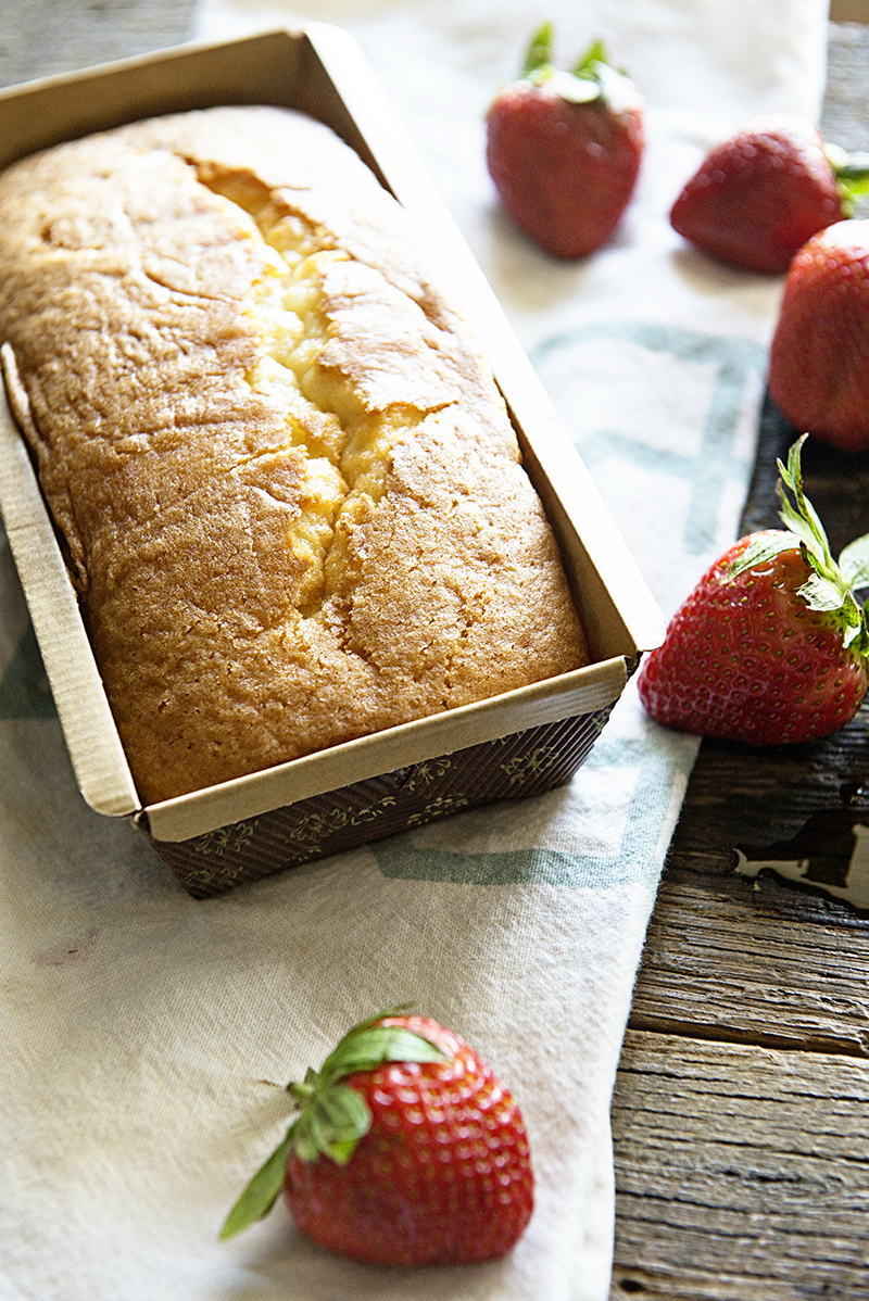 Toasted Pound Cake with Balsamic Strawberries