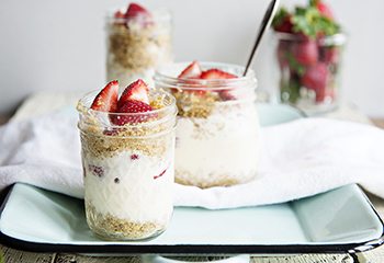 Strawberry Lemonade Ice Cream Parfaits thumb