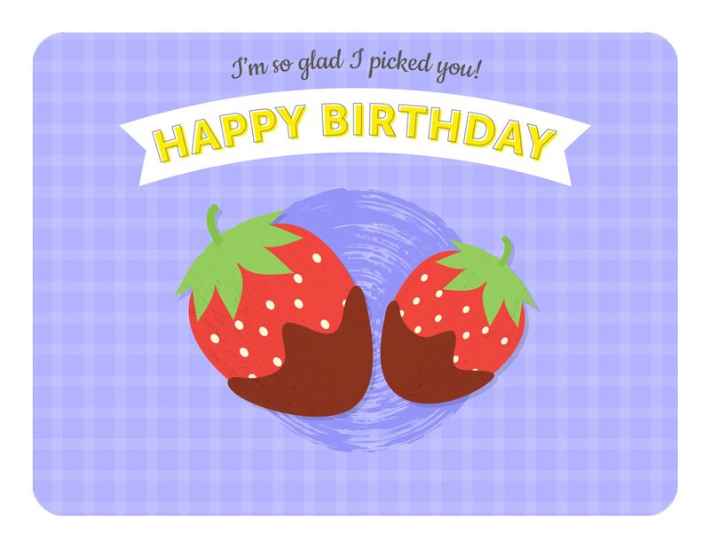 I'm So Glad I Picked You - Happy Birthday!