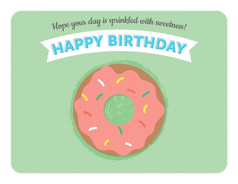 Hope Your Day is Sprinkled With Happiness - Happy Birthday!