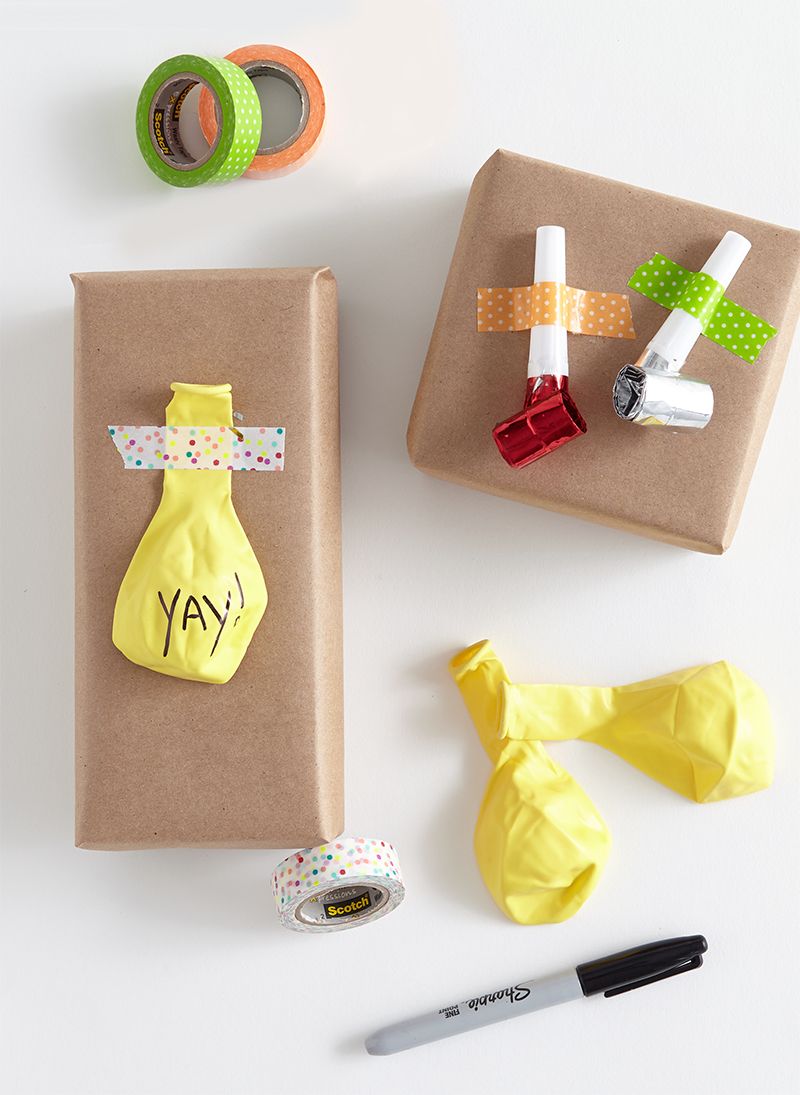 DIY: 4 Ways to Fancy Up Plain Brown Gift Wrap - Shari's Berries Blog