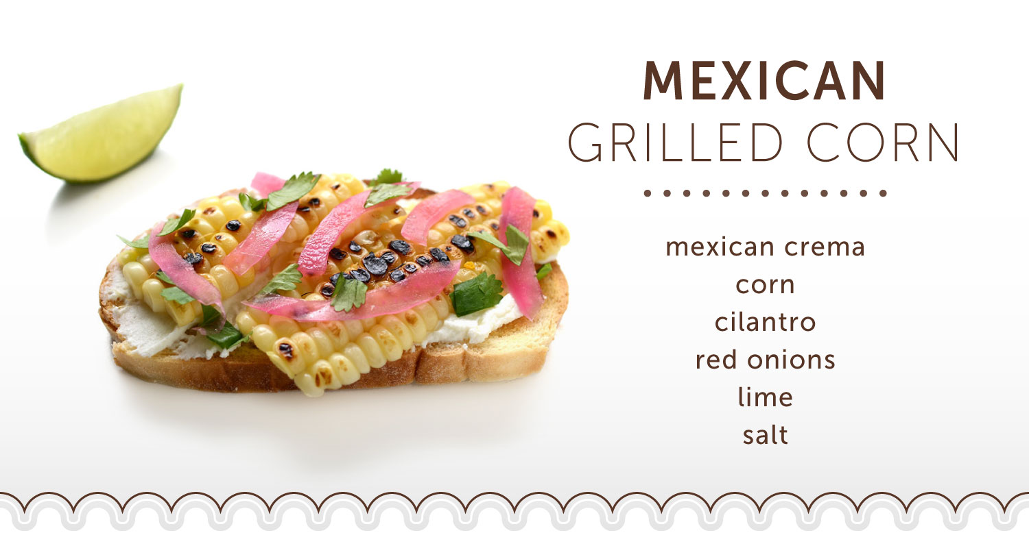 sb toast mexican grilled corn
