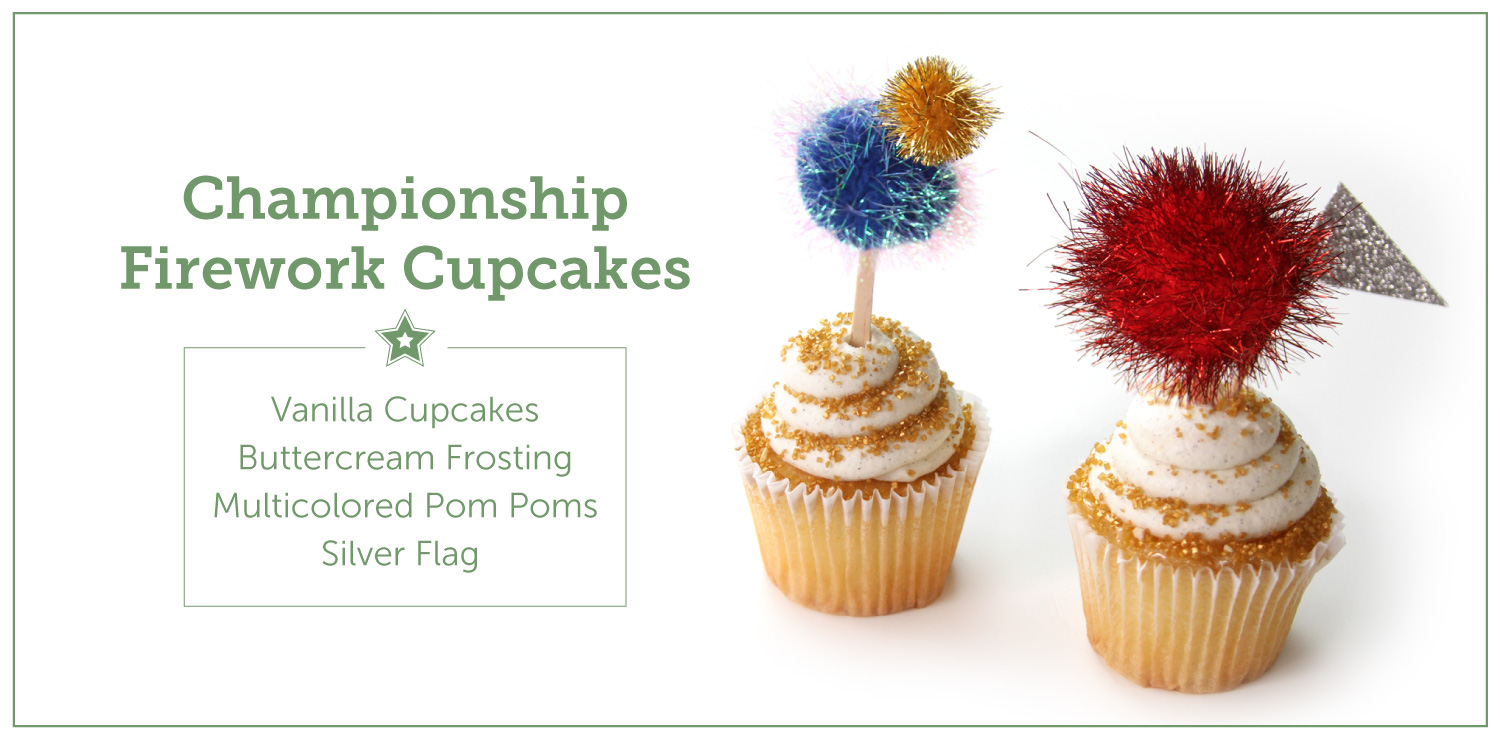 Championship Firework Cupcakes 1