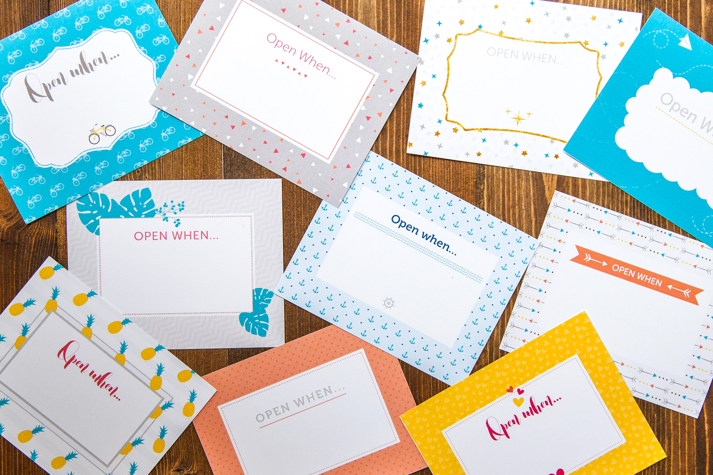 Open When Letters: 21 Ideas + Printables - Shari