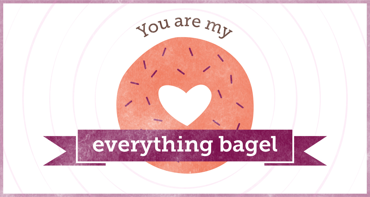 Free Printable Valentine Cards | Valentine Puns | You are my Everything Bagel via Sharis Berries | Mandy's Party Printables #valentinecard #classvalentines #valentinepun