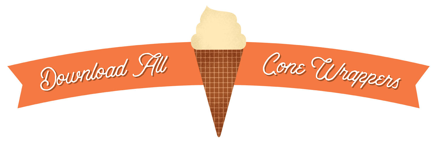 Download Diy Ice Cream Cone Wrappers For A Sweet Summer