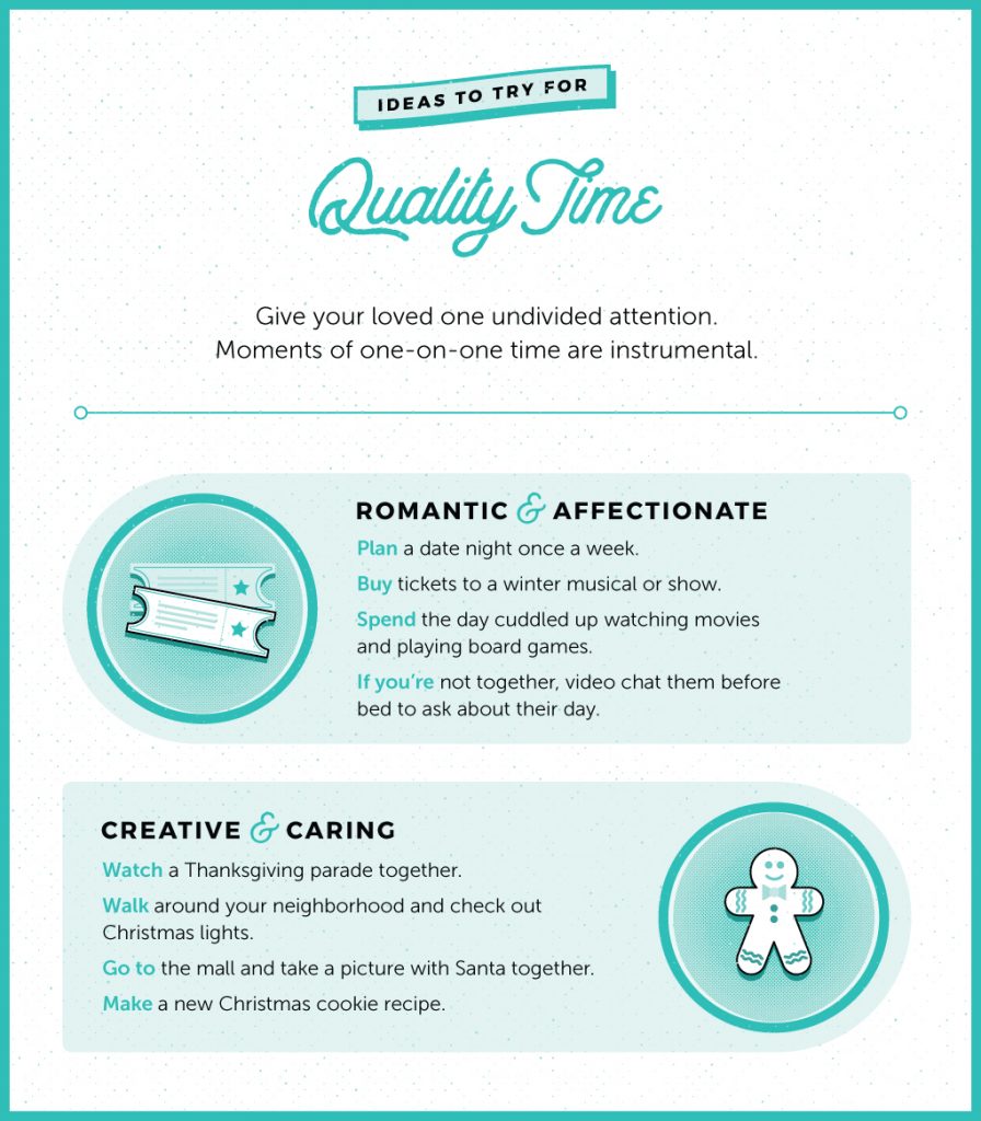 love languages infographic of quality time