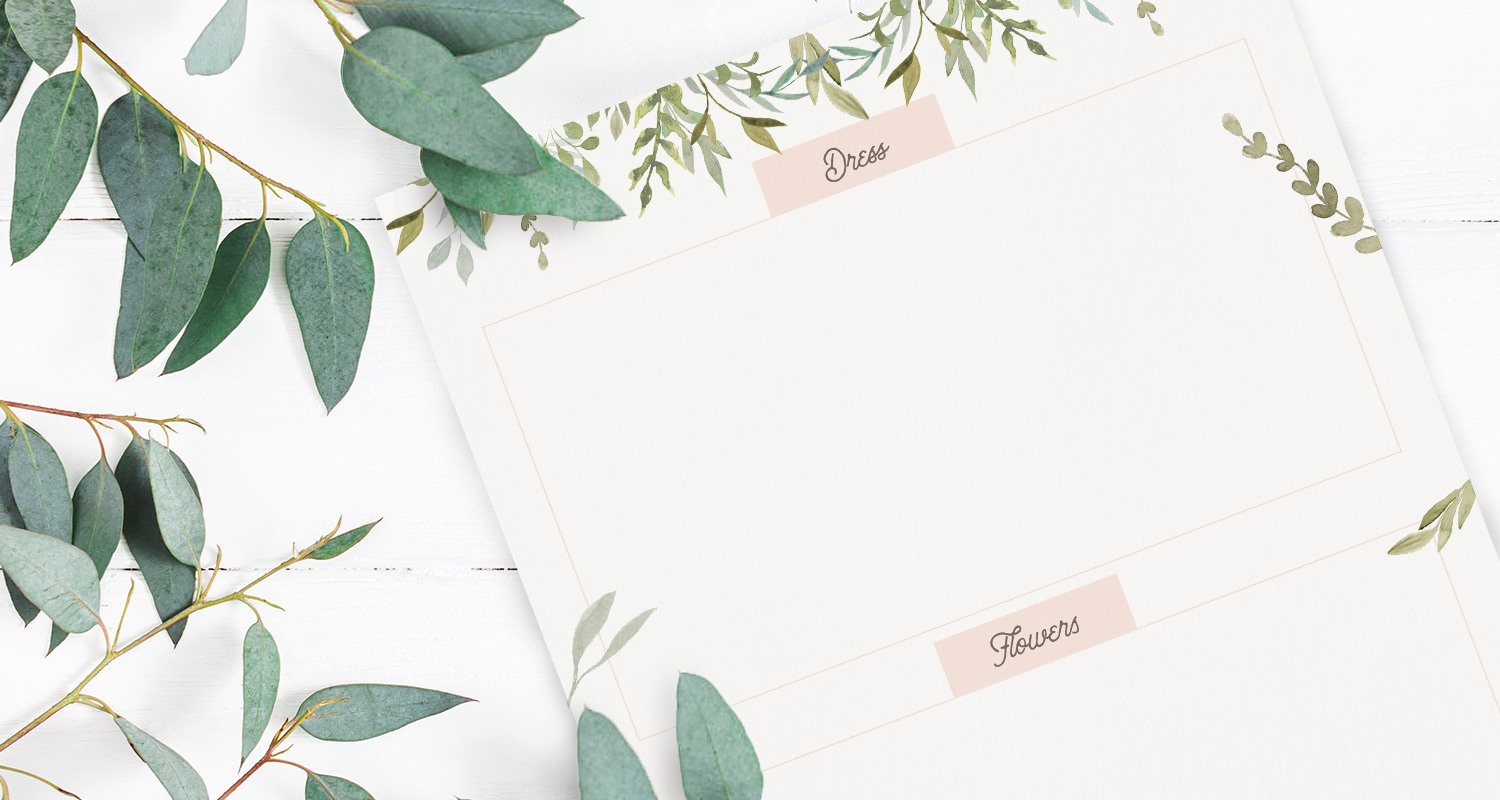 Free Printable Wedding Planner for Wedding Binder!