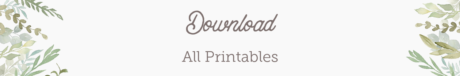 download all wedding printables button