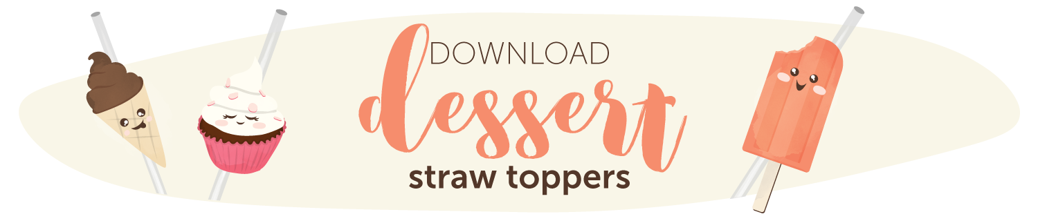 straw toppers animals