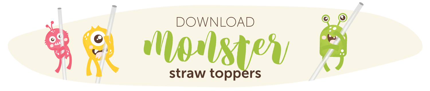 straw toppers animals