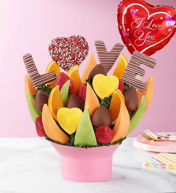 love fruit bouquet