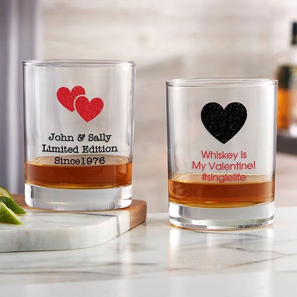 personalized whiskey glasses