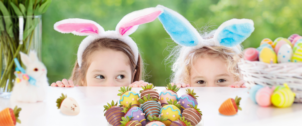 kids easter egg berries