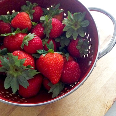 Fresh strawberries