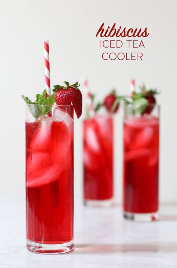 Hibiscus Iced Tea Cooler