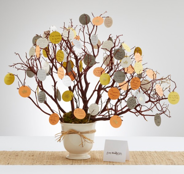 Thankful Tree: thanksgiving DIY decorations