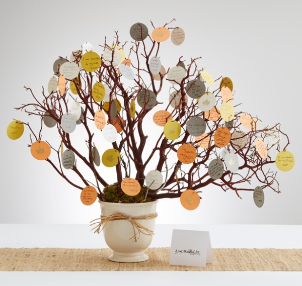 Thankful Tree Thankful Tree: thanksgiving DIY decorations
