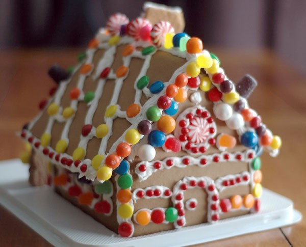 Colorful Candy Gingerbread House