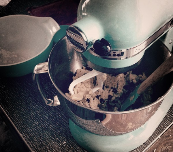 mixing cookie dough blog