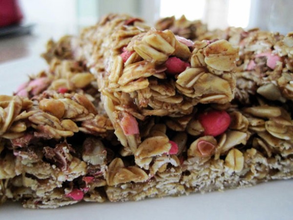 pink granola bar blog