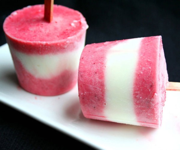 pink yogurt popsicles blog