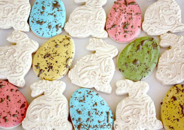 speckled easter cookies blog