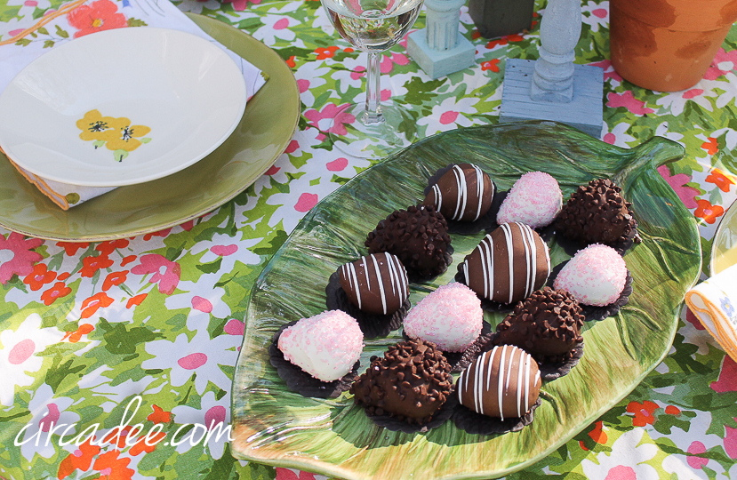spring tablescape