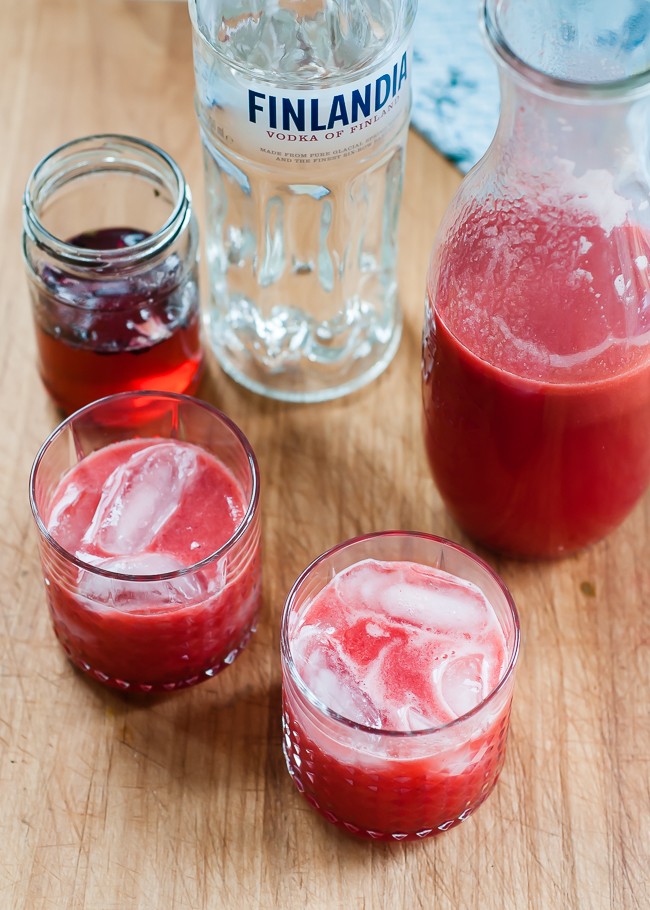 strawberry hibiscus cocktail blog