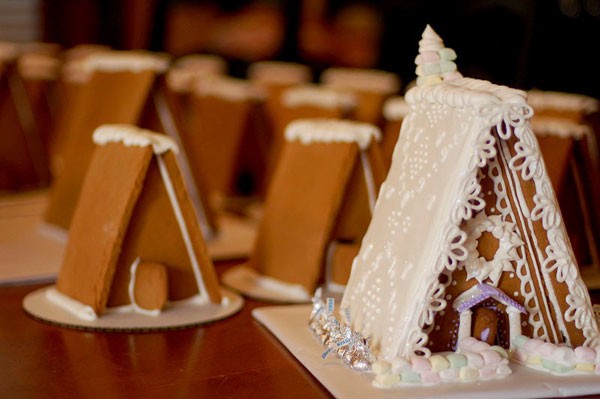 White Gingerbread House Tutorial