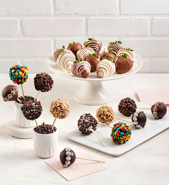 august birthdays cake pops